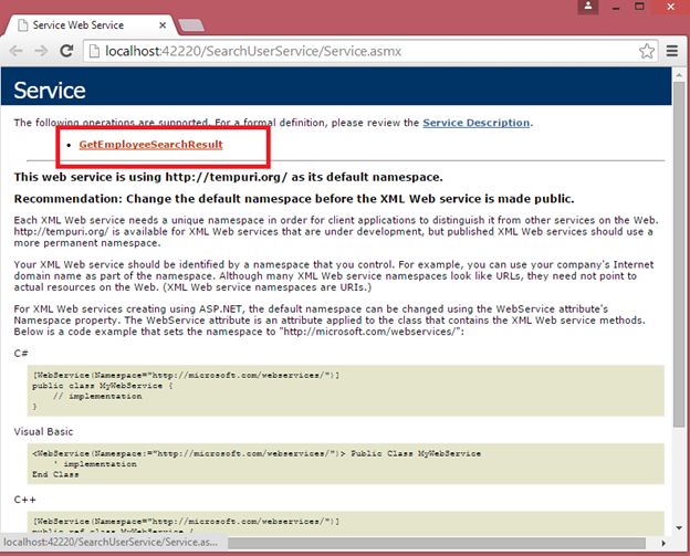 check your Web Service